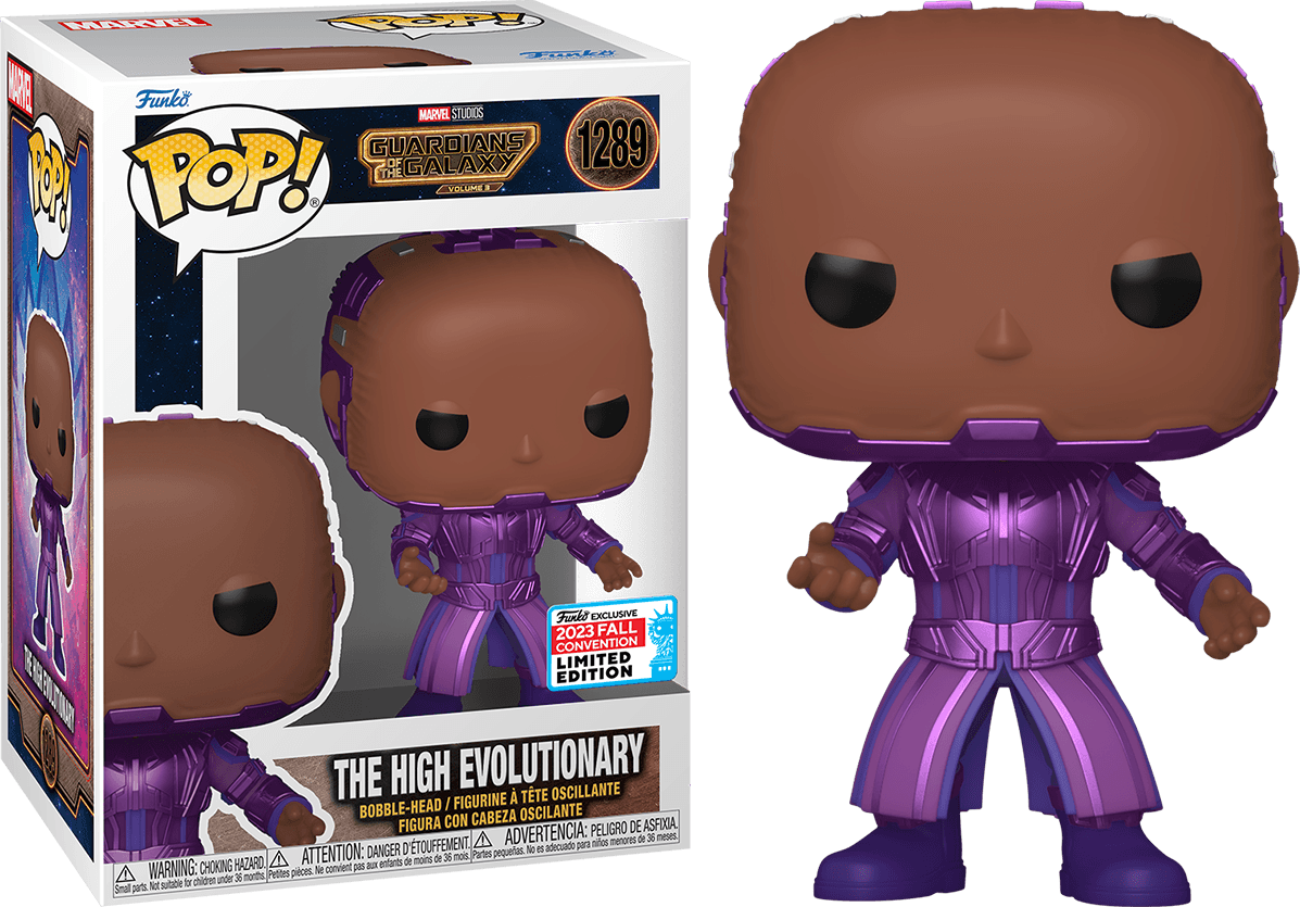 FUN74099 Guardians of the Galaxy Vol. 3 - High Evolutionary Metallic NYCC 2023 US Exclusive Pop! Vinyl [RS] - Funko - Titan Pop Culture