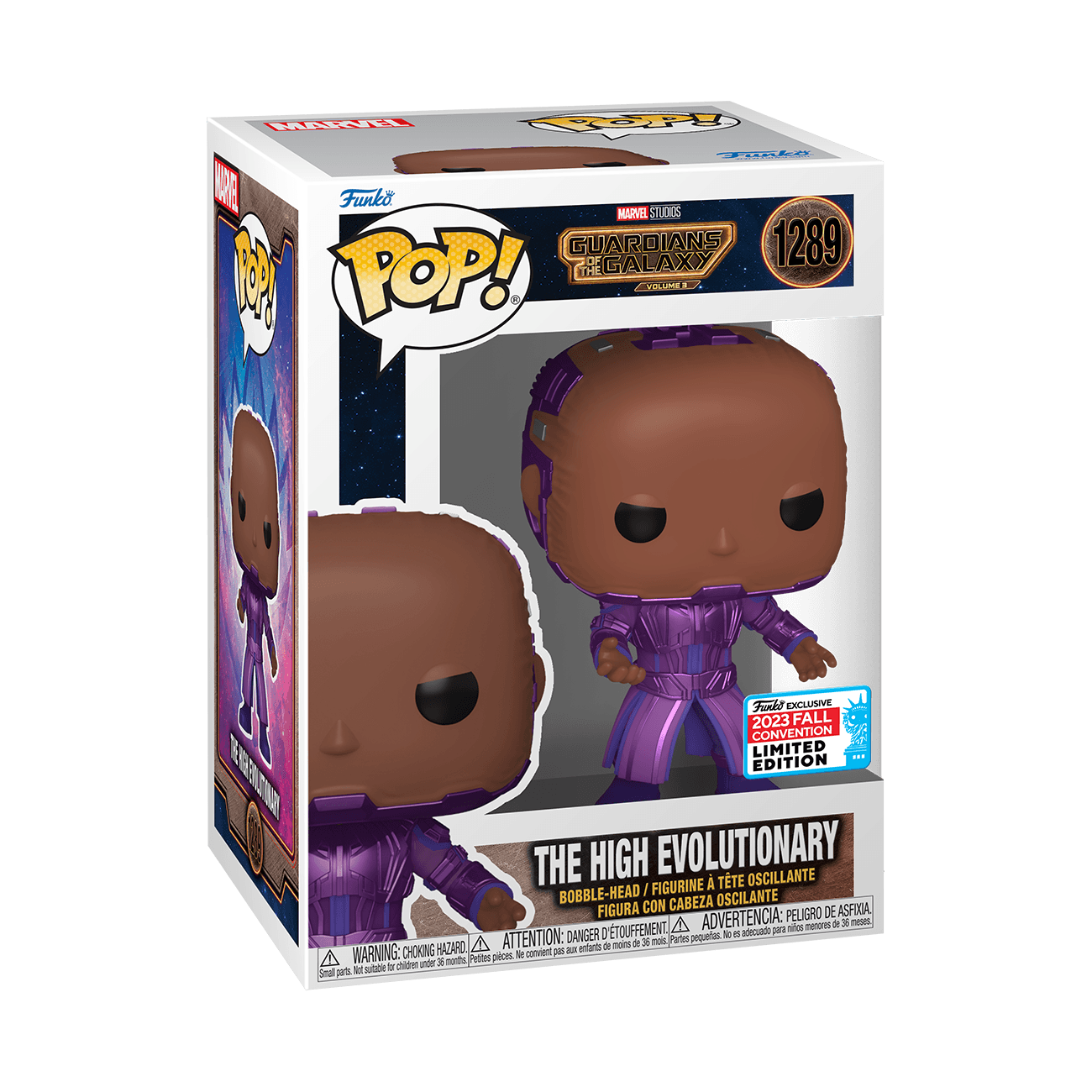 FUN74099 Guardians of the Galaxy Vol. 3 - High Evolutionary Metallic NYCC 2023 US Exclusive Pop! Vinyl [RS] - Funko - Titan Pop Culture