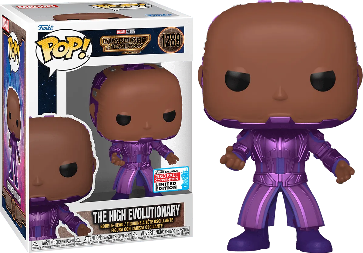 FUN74099 Guardians of the Galaxy Vol. 3 - High Evolutionary Metallic NYCC 2023 US Exclusive Pop! Vinyl [RS] - Funko - Titan Pop Culture