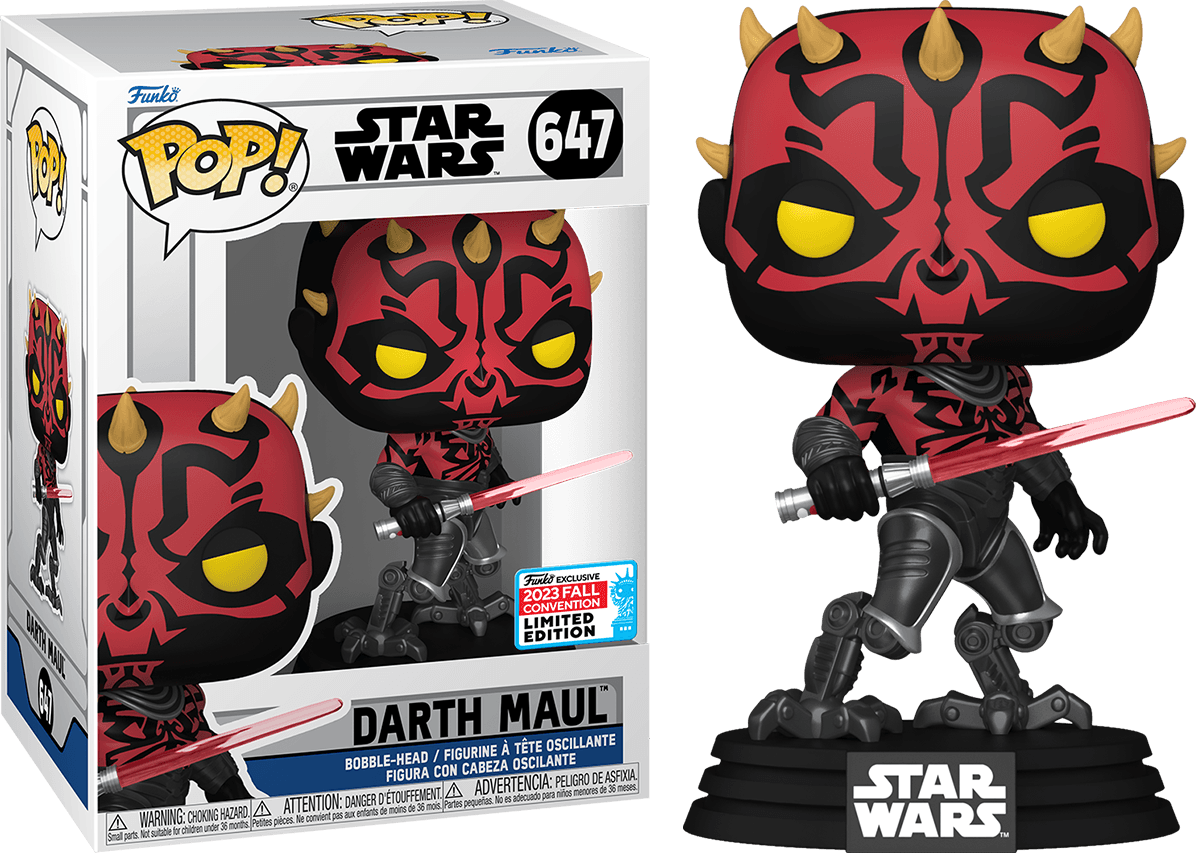 FUN74103 Star Wars - Cybernetic Darth Maul NYCC 2023 US Exclusive Pop! Vinyl [RS] - Funko - Titan Pop Culture