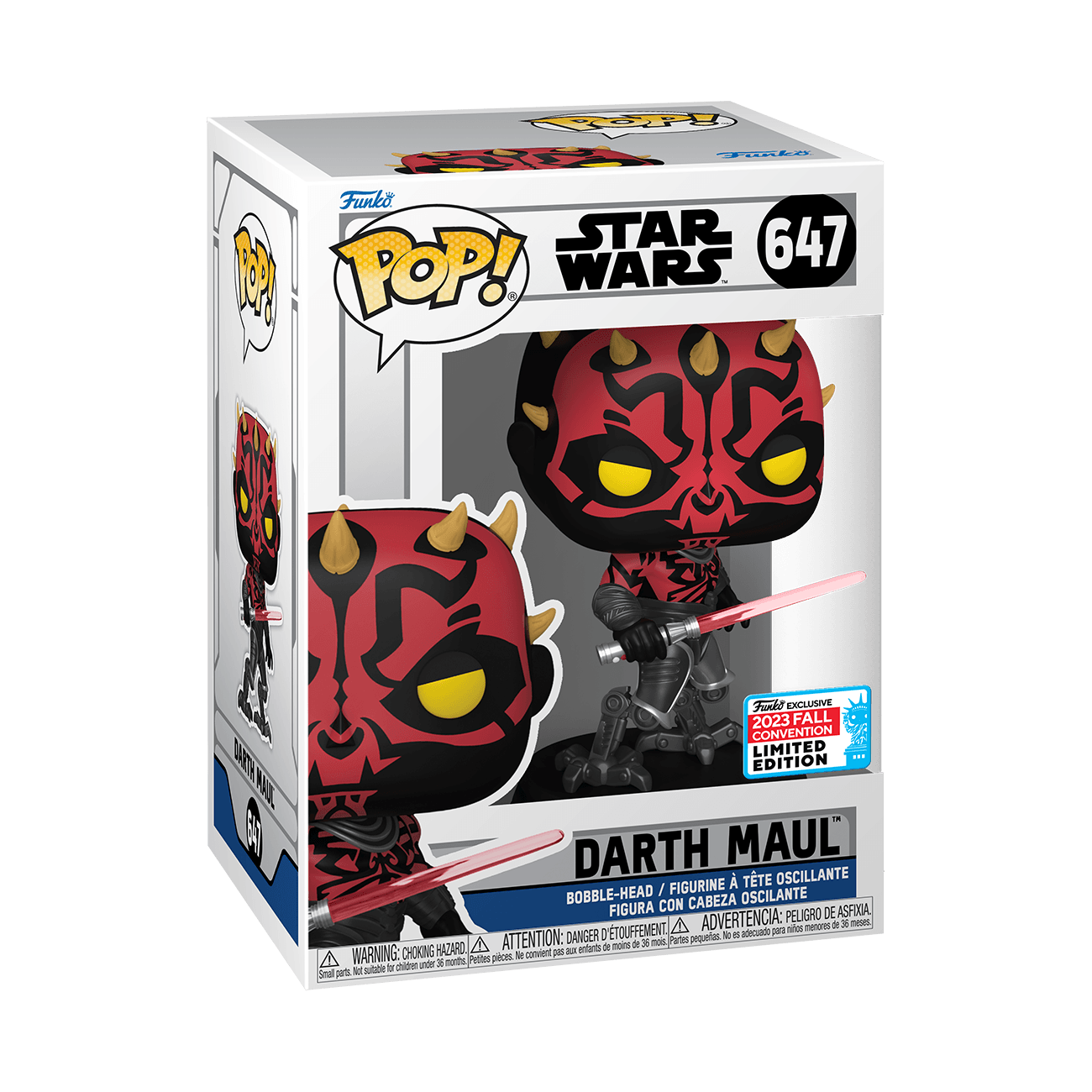 FUN74103 Star Wars - Cybernetic Darth Maul NYCC 2023 US Exclusive Pop! Vinyl [RS] - Funko - Titan Pop Culture