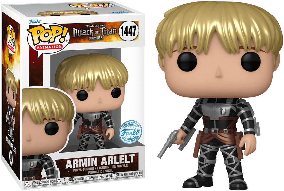 FUN74184 Attack on Titan - Armin Arlert US Exclusive Metallic Pop! Vinyl [RS] - Funko - Titan Pop Culture