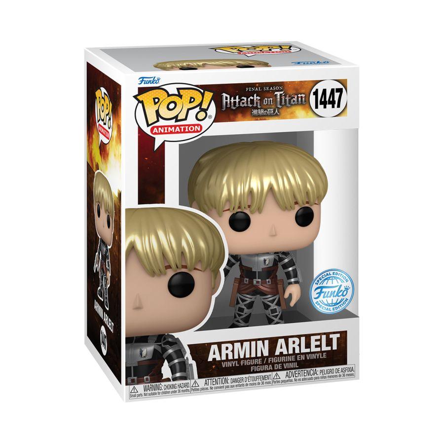 FUN74184 Attack on Titan - Armin Arlert US Exclusive Metallic Pop! Vinyl [RS] - Funko - Titan Pop Culture