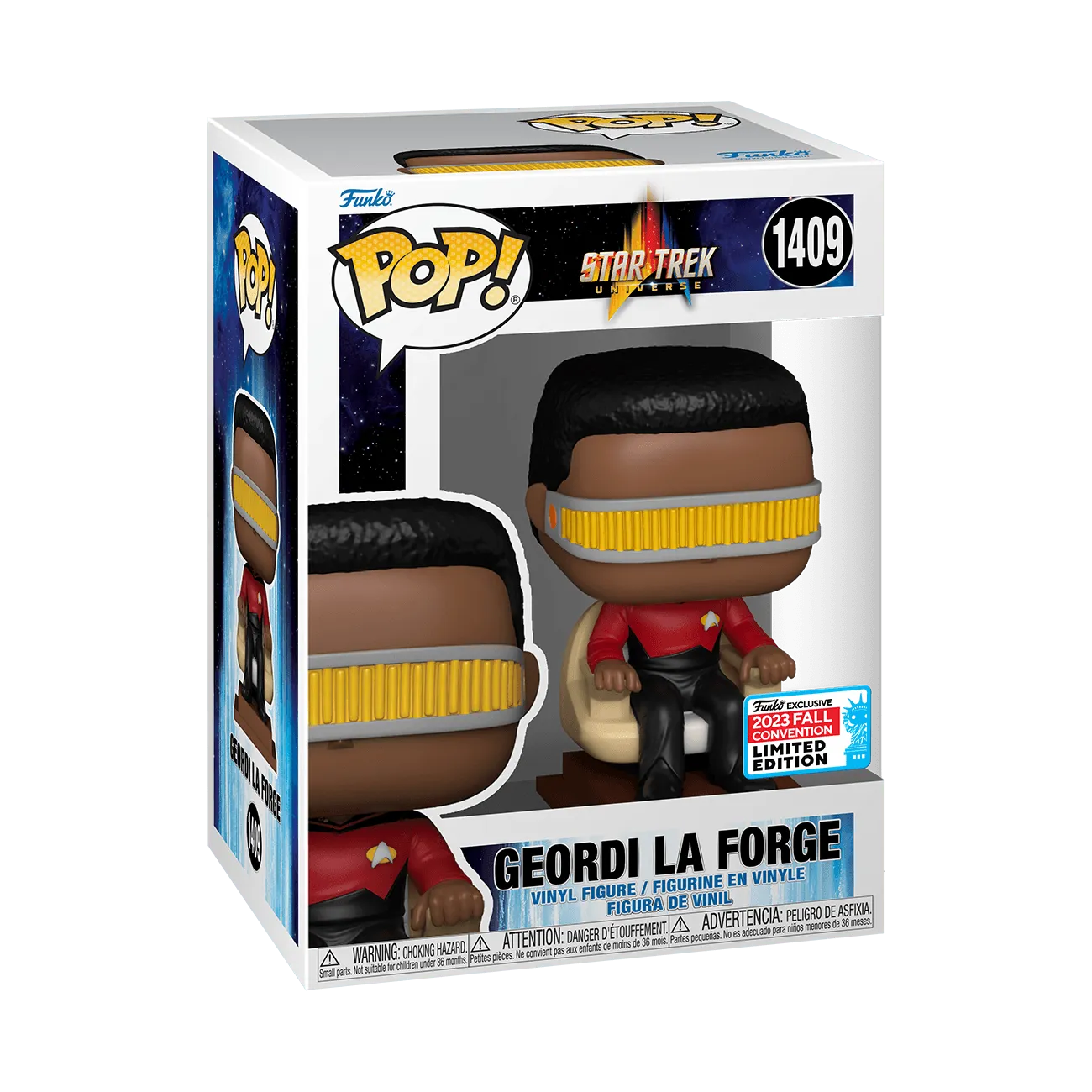 FUN74272 Star Trek - Geordi La Forge NYCC 2023 US Exclusive Pop! Vinyl [RS] - Funko - Titan Pop Culture