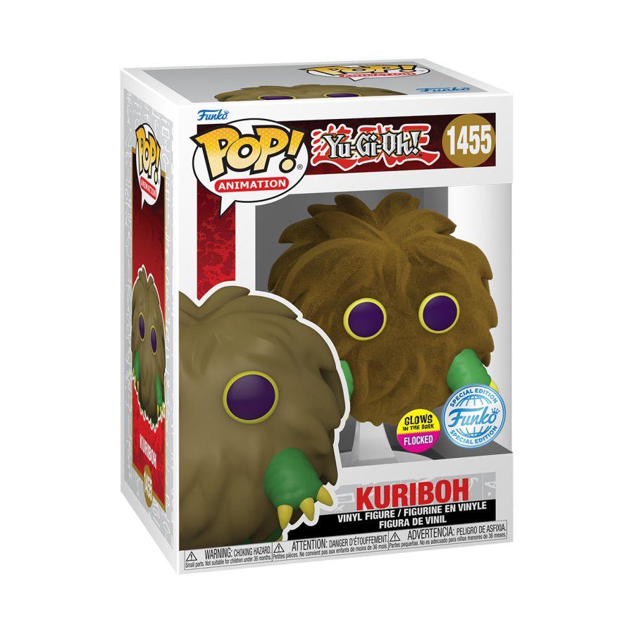 FUN74389 Yu-Gi-Oh! - Kuriboh US Exclusive Flocked Glow Pop! Vinyl [RS] - Funko - Titan Pop Culture