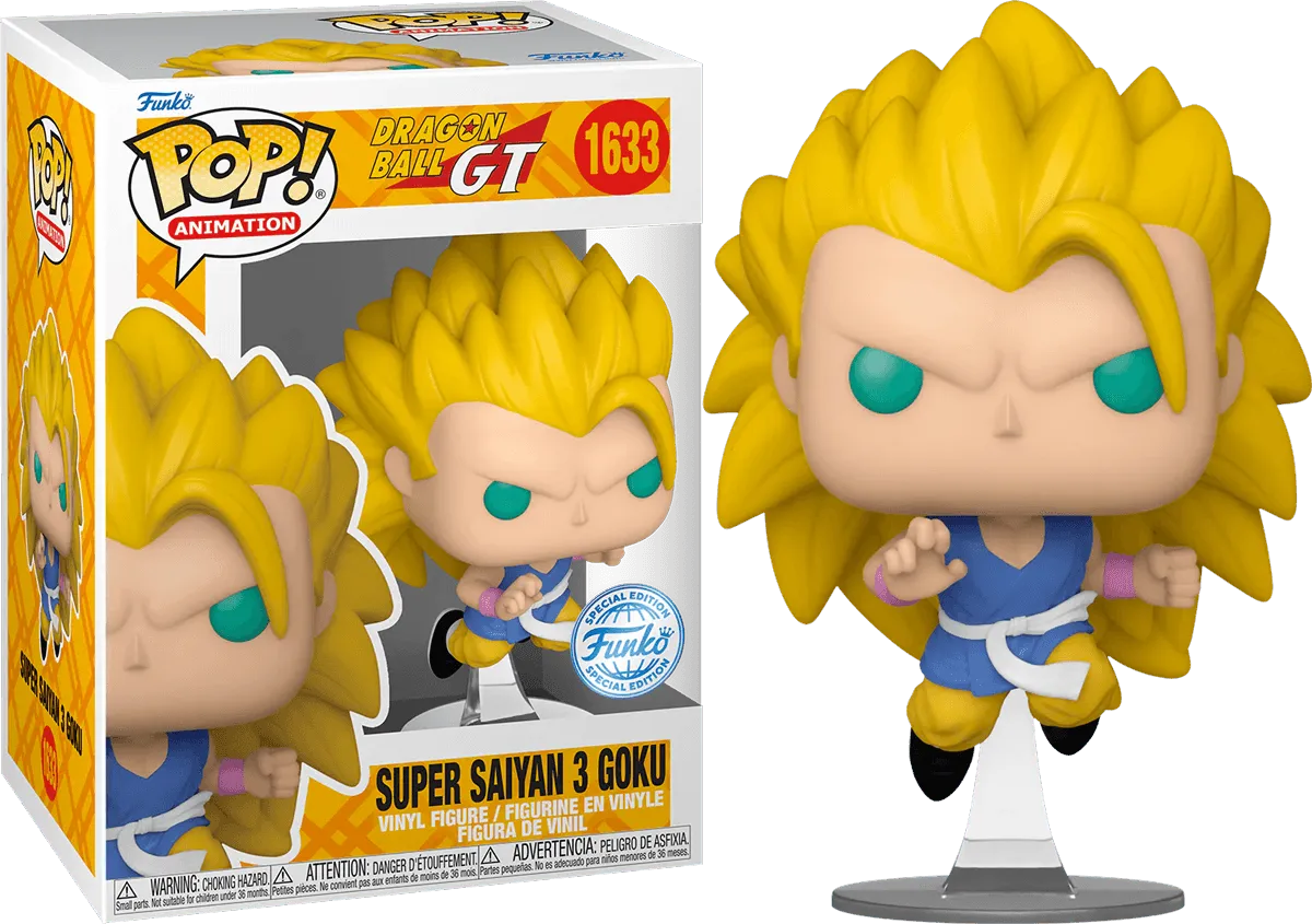 FUN74392 Dragon Ball GT - Goku (Super Saiyan 3) US Exclusive Pop! Vinyl [RS] - Funko - Titan Pop Culture