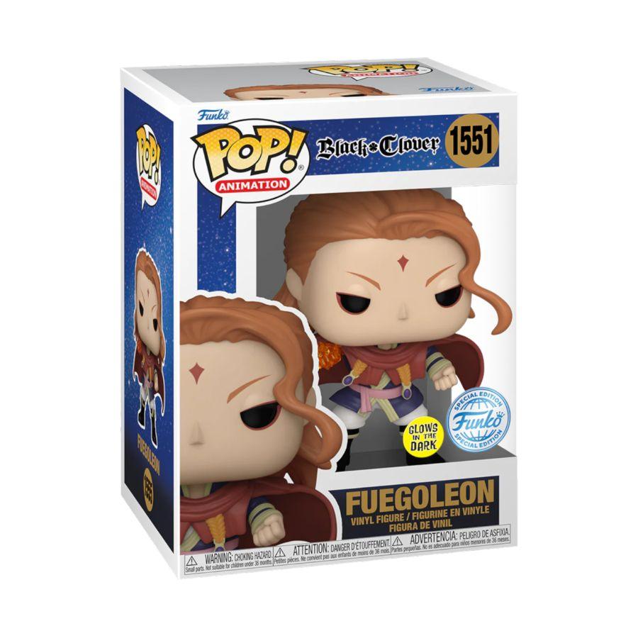 FUN74393 Black Clover - Fuegoleon US Exclusive Glow Pop! Vinyl [RS] - Funko - Titan Pop Culture