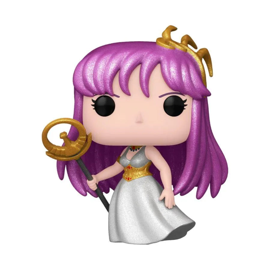 FUN74398 Saint Seiya - Saori Kido (Athena) US Exclusive Diamond Glitter Pop! Vinyl [RS] - Funko - Titan Pop Culture