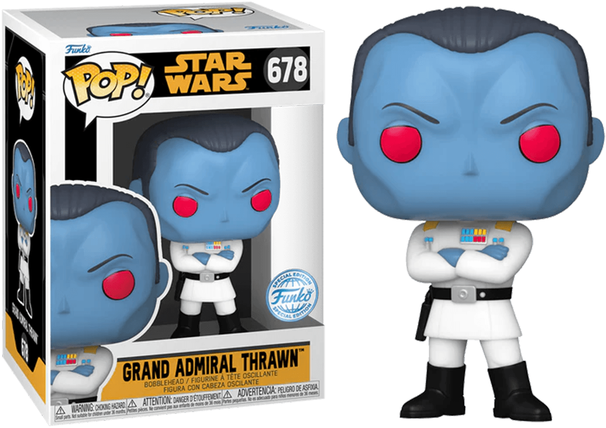 FUN74400 Star Wars: Clone Wars 20th Anniversary - Grand Admiral Thrawn US Exclusive Pop! Vinyl [RS] - Funko - Titan Pop Culture