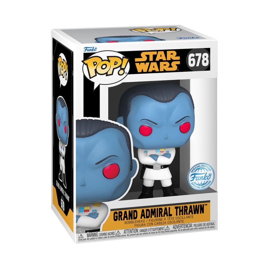 FUN74400 Star Wars: Clone Wars 20th Anniversary - Grand Admiral Thrawn US Exclusive Pop! Vinyl [RS] - Funko - Titan Pop Culture