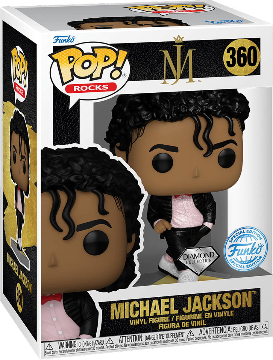 FUN74406 Michael Jackson - Billie Jean US Exclusive Diamond Glitter Pop! Vinyl [RS] - Funko - Titan Pop Culture