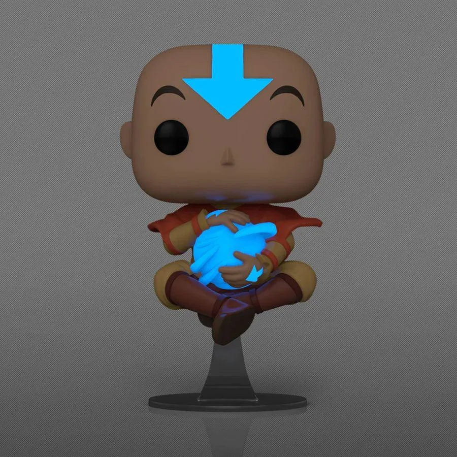 FUN74407 Avatar the Last Airbender - Aang (Floating) US Exclusive Glow Pop! Vinyl [RS] - Funko - Titan Pop Culture