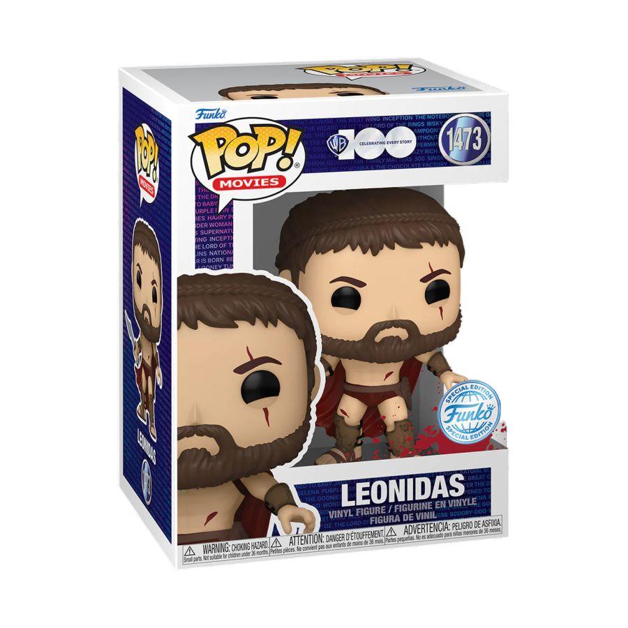 FUN74412 300 - Leonidas Battle Damaged US Exclusive Pop! Vinyl [RS] - Funko - Titan Pop Culture