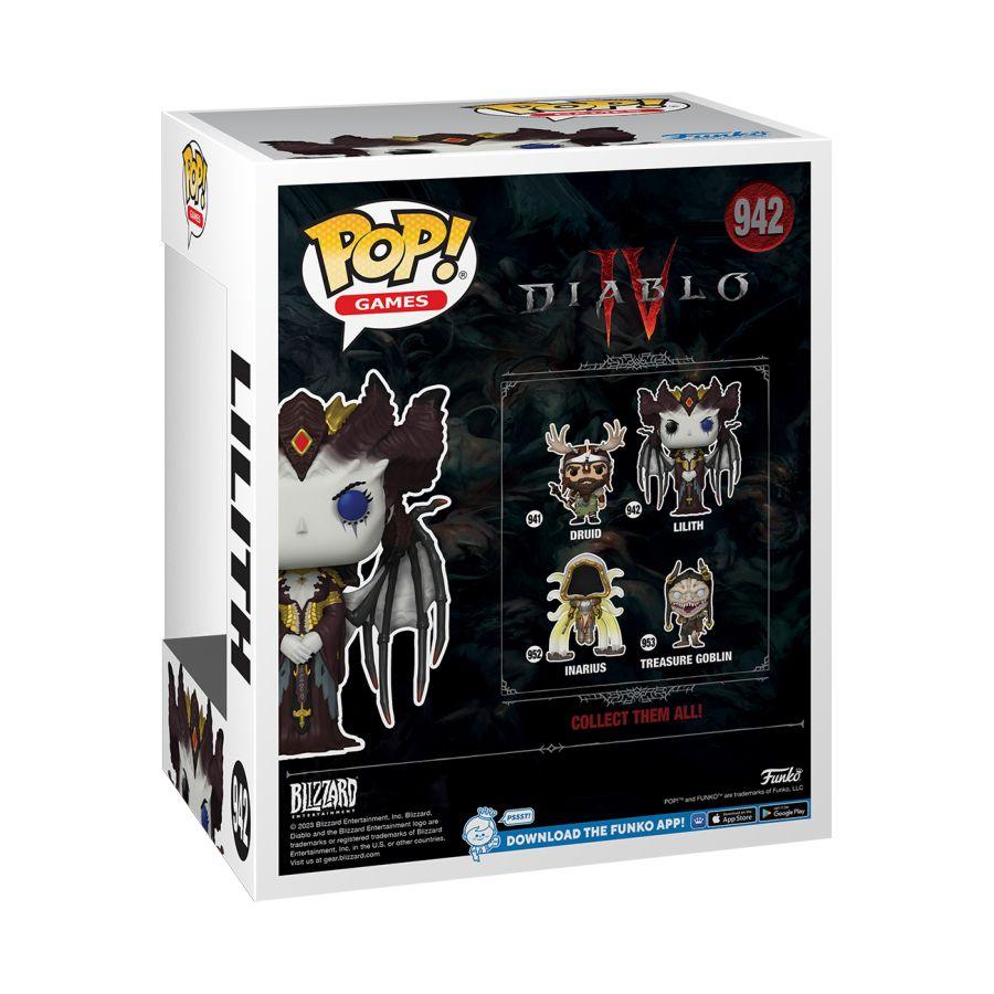 FUN74413 Diablo 4 - Lilith US Exclusive Glow 6" Pop! Vinyl [RS] - Funko - Titan Pop Culture