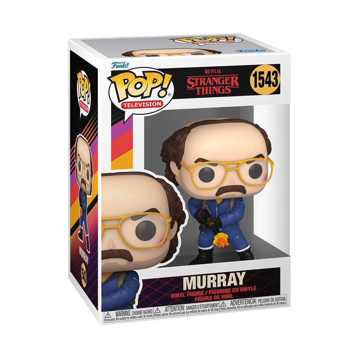 FUN74418 Stranger Things - Murray Bauman with Flamethrower Pop! Vinyl - Funko - Titan Pop Culture