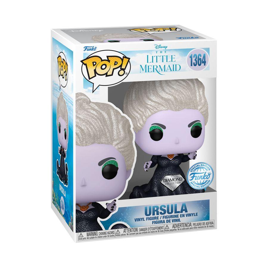 FUN74435 The Little Mermaid (2023) - Ursula US Exclusive Diamond Glitter Pop! Vinyl [RS] - Funko - Titan Pop Culture