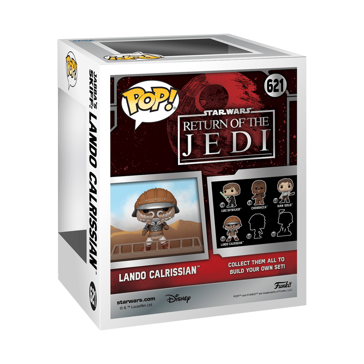 FUN74438 Star Wars: Return of the Jedi - Lando Calrissian US Exclusive Build-A-Scene Pop! Deluxe [RS] - Funko - Titan Pop Culture