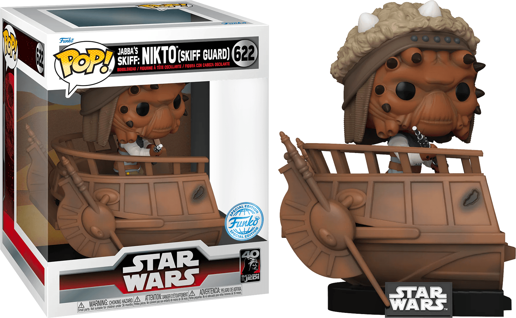 FUN74439 Star Wars: Return of The Jedi - Nikto US Exclusive Build-A-Scene Pop! Deluxe [RS] - Funko - Titan Pop Culture