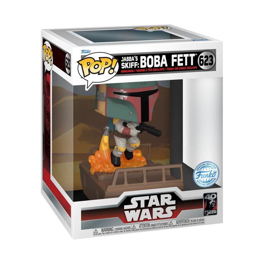 FUN74440 Star Wars: Return of the Jedi - Boba Fett US Exclusive Build-A-Scene Pop! Deluxe [RS] - Funko - Titan Pop Culture