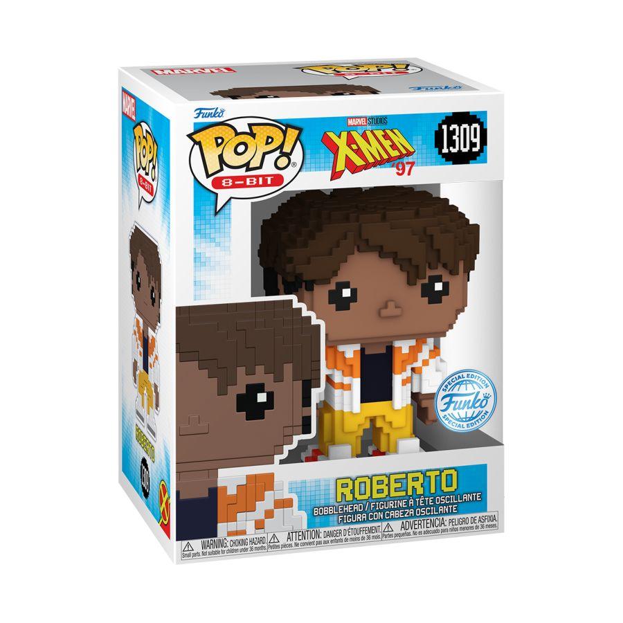 FUN74443 X-Men ('97) - Roberto (Sunspot) US Exclusive 8-Bit Pop! Vinyl [RS] - Funko - Titan Pop Culture