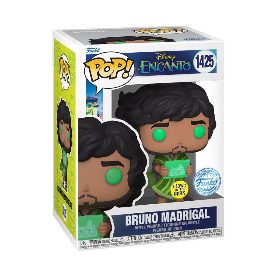 FUN74457 Encanto - Bruno with Prophecy US Exclusive Glow Pop! Vinyl [RS] - Funko - Titan Pop Culture