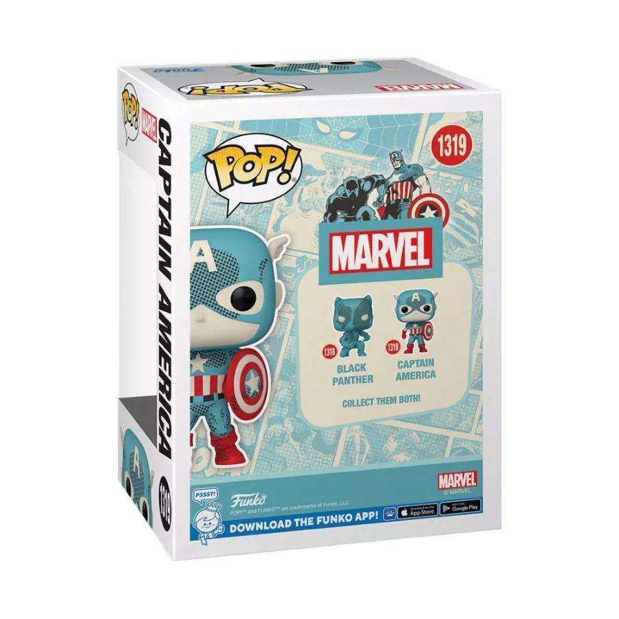 FUN74479 Marvel Comics: D100 - Captain America Retro Reimagined Pop! Vinyl [RS] - Funko - Titan Pop Culture