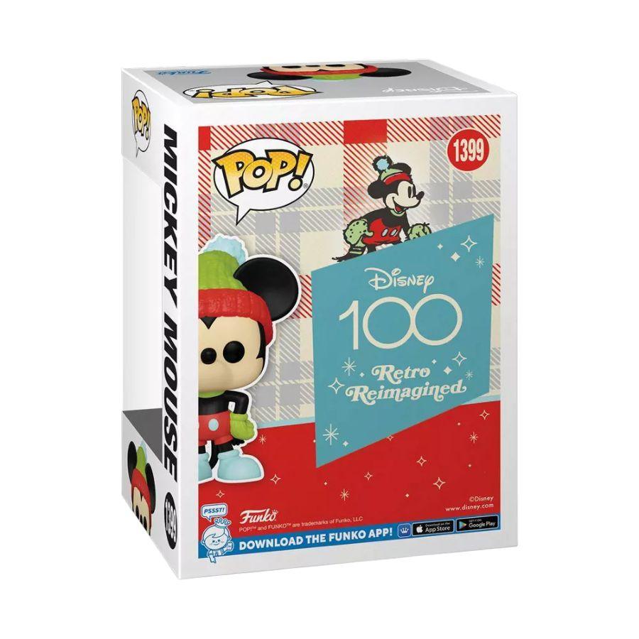 FUN74480 Disney: D100 - Mickey Retro Reimagined US Exclusive Pop! Vinyl [RS] - Funko - Titan Pop Culture