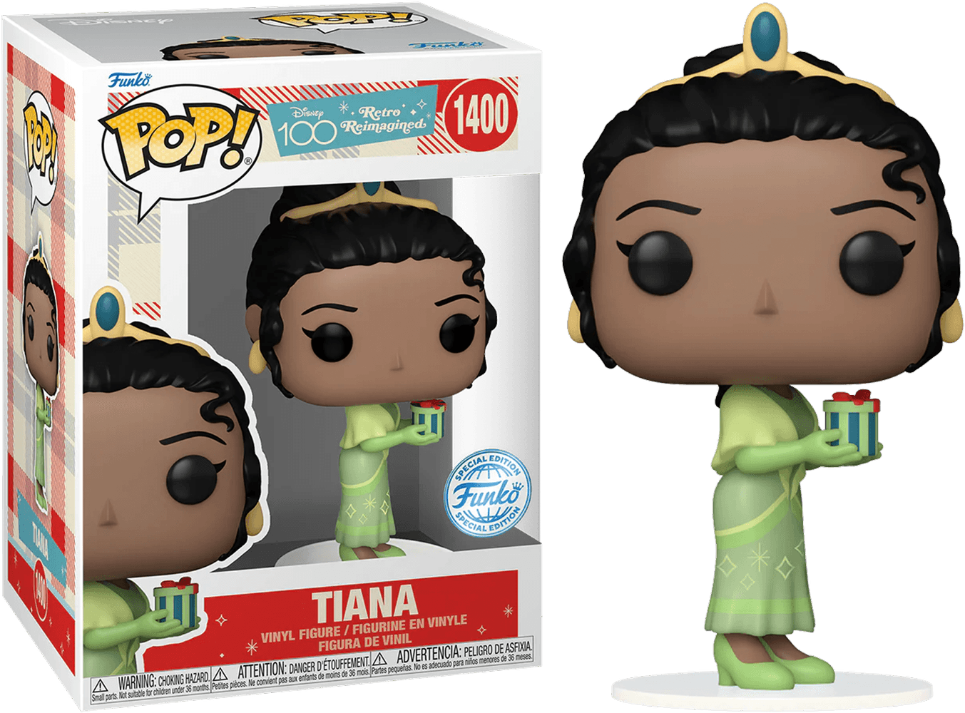 FUN74481 Disney: D100 - Tiana Retro Reimagined Pop! Vinyl [RS] - Funko - Titan Pop Culture