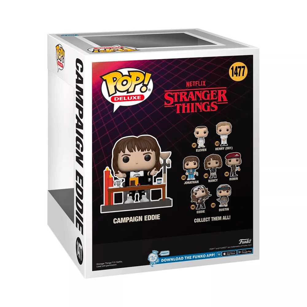 FUN74491 Stranger Things - Dungeons and Dragons Campaign Eddie US Exclusive Pop! Deluxe [RS] - Funko - Titan Pop Culture