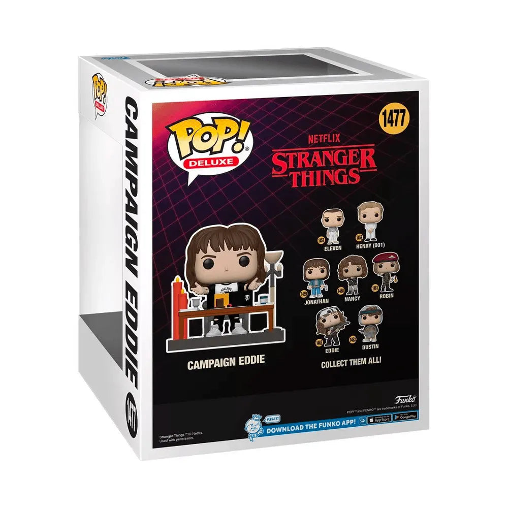 FUN74491 Stranger Things - Dungeons and Dragons Campaign Eddie US Exclusive Pop! Deluxe [RS] - Funko - Titan Pop Culture