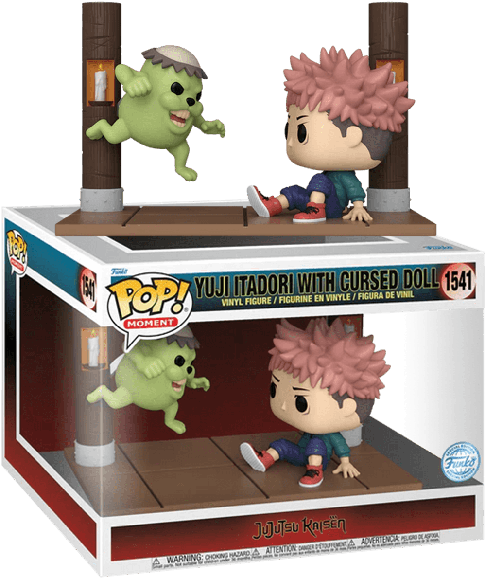 FUN74510 Jujutsu Kaisen - Itadori & Cursed Doll US Exclusive Pop! Moment [RS] - Funko - Titan Pop Culture