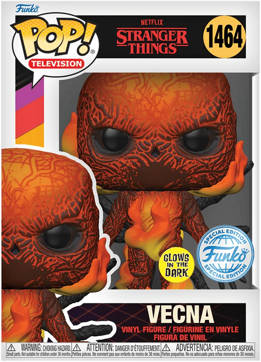 FUN74513 Stranger Things - Vecna US Exclusive Glow Pop! Vinyl [RS] - Funko - Titan Pop Culture