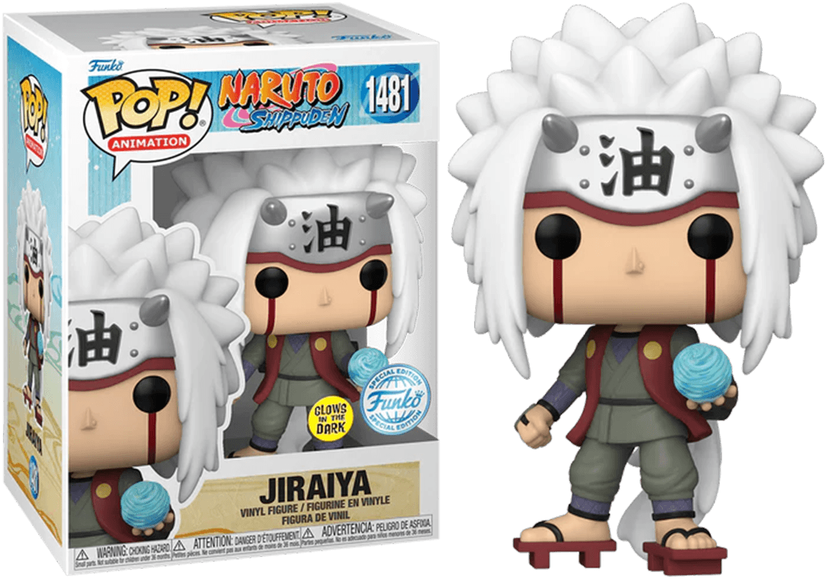 FUN74514 Naruto - Jiraiya with Rasengan US Exclusive Glow Pop! Vinyl [RS] - Funko - Titan Pop Culture