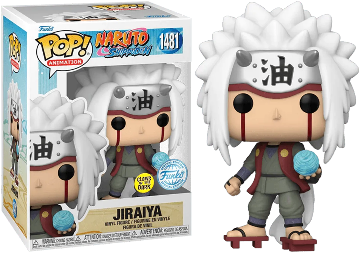 FUN74514 Naruto - Jiraiya with Rasengan US Exclusive Glow Pop! Vinyl [RS] - Funko - Titan Pop Culture