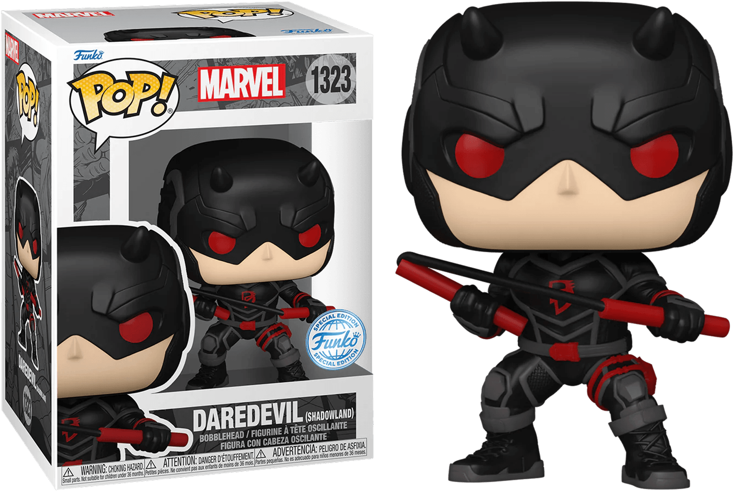 FUN74554 Marvel - Daredevil (Shadowland) Pop! Vinyl [RS] - Funko - Titan Pop Culture