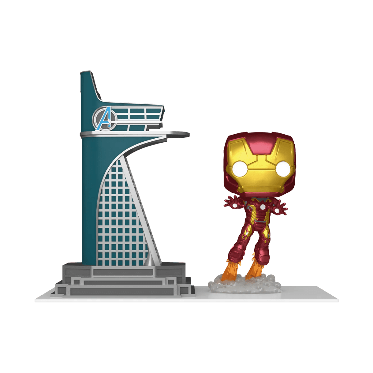 FUN74582 Avengers: Age of Ultron - Avengers Tower & IronMan US Exclusive Glow Pop! Town [RS] - Funko - Titan Pop Culture