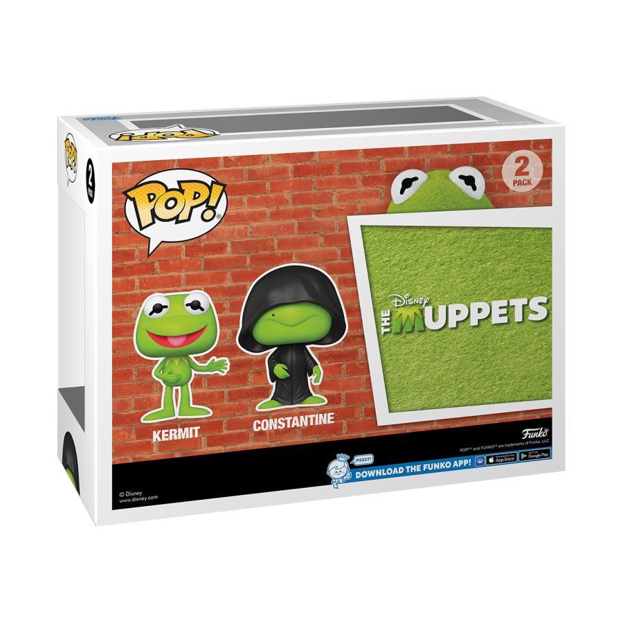 FUN74588 The Muppets - Kermit & Constantine US Exclusive Pop! Vinyl 2-Pack [RS] - Funko - Titan Pop Culture