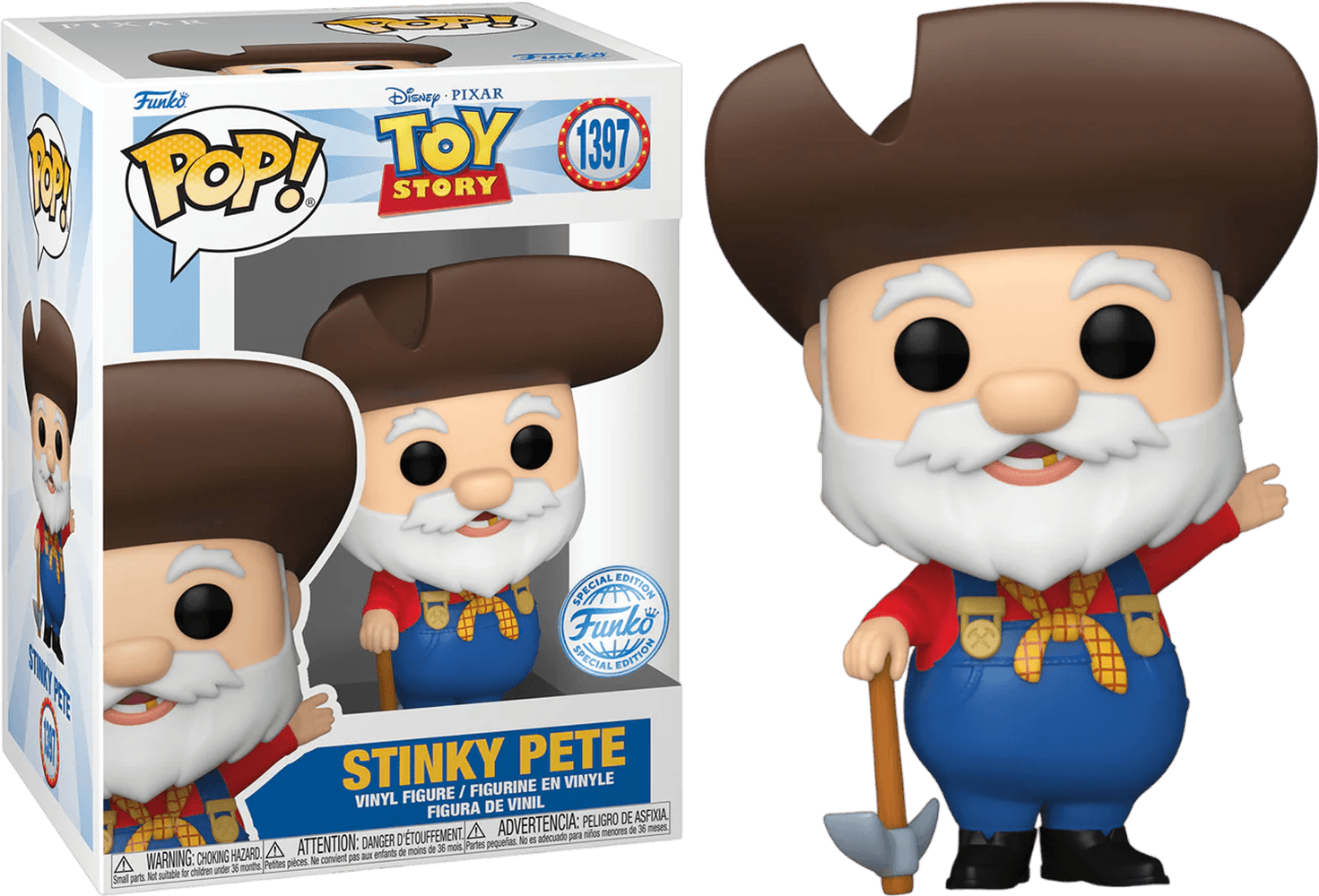 FUN74592 Toy Story - Stinky Pete US Exclusive Pop! Vinyl [RS] - Funko - Titan Pop Culture