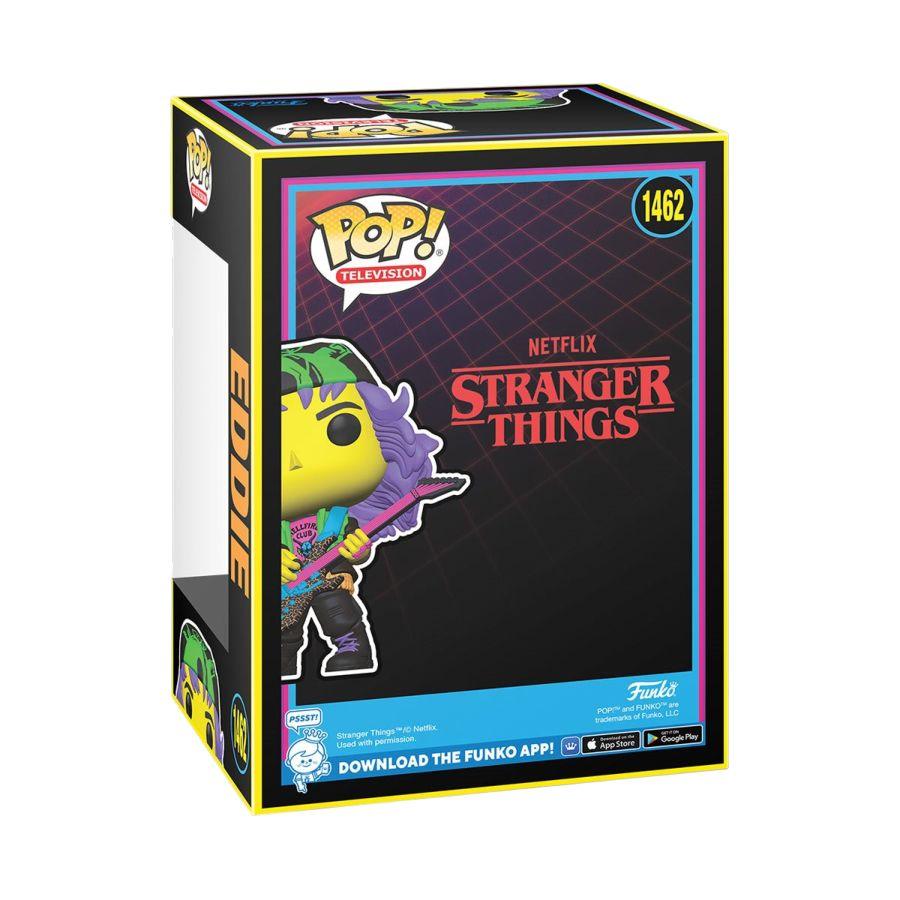 FUN74604 Stranger Things - Hunter Eddie with Guitar US Exclusive Blacklight Pop! Vinyl [RS] - Funko - Titan Pop Culture