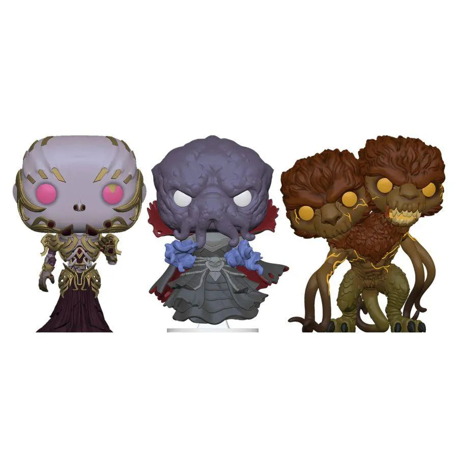 FUN74606 Dungeons & Dragons - Vecna, Mind Flayer & Demogorgon US Exclusive Pop! Vinyl 3-Pack [RS] - Funko - Titan Pop Culture