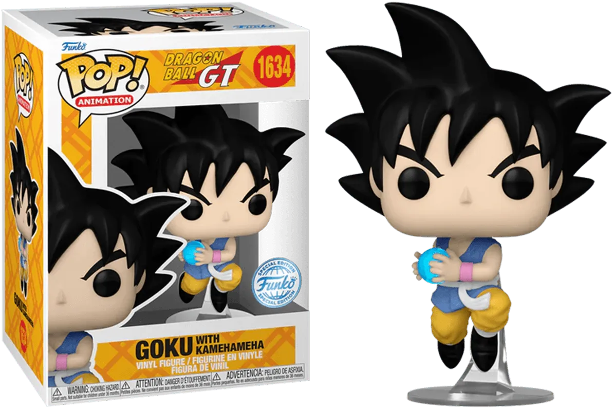 FUN74607 Dragon Ball GT - Goku with Kamehameha US Exclusive Pop! Vinyl [RS] - Funko - Titan Pop Culture