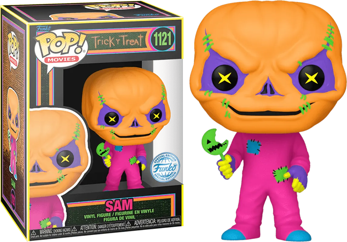 FUN74696 Trick R Treat - Sam US Exclusive Blacklight Pop! Vinyl [RS] - Funko - Titan Pop Culture