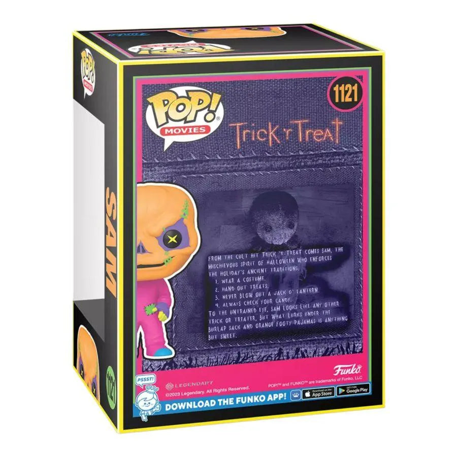 FUN74696 Trick R Treat - Sam US Exclusive Blacklight Pop! Vinyl [RS] - Funko - Titan Pop Culture