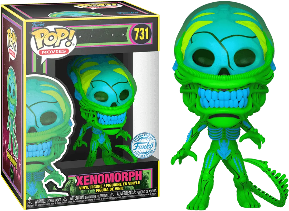 FUN74697 Alien - Xenomorph US Exclusive Blacklight Pop! Vinyl [RS] - Funko - Titan Pop Culture