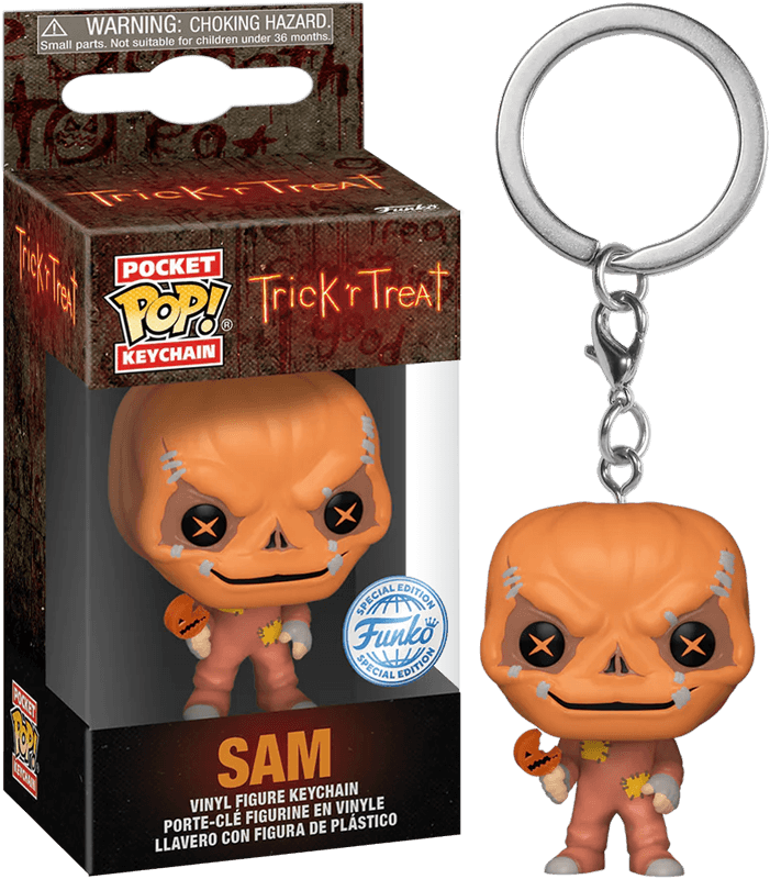 FUN74699 Trick R Treat - Sam Unmasked US Exclusive Pop! Keychain [RS] - Funko - Titan Pop Culture