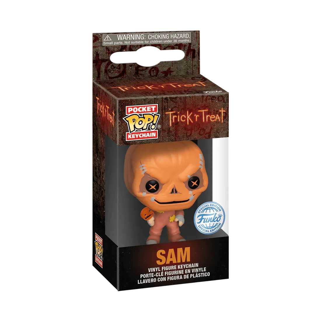 FUN74699 Trick R Treat - Sam Unmasked US Exclusive Pop! Keychain [RS] - Funko - Titan Pop Culture