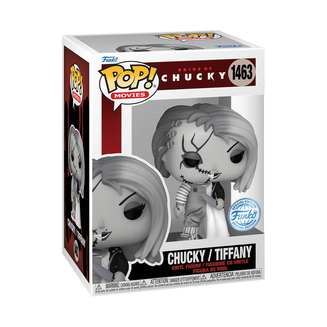 FUN74705 Chucky - Chucky/Tiffany US Exclusive Pop! Vinyl [RS] - Funko TBA - Titan Pop Culture