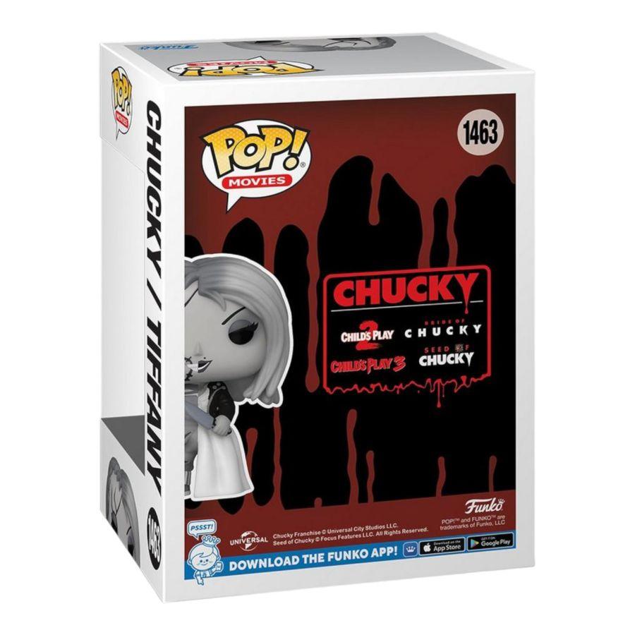 FUN74705 Chucky - Chucky/Tiffany US Exclusive Pop! Vinyl [RS] - Funko TBA - Titan Pop Culture