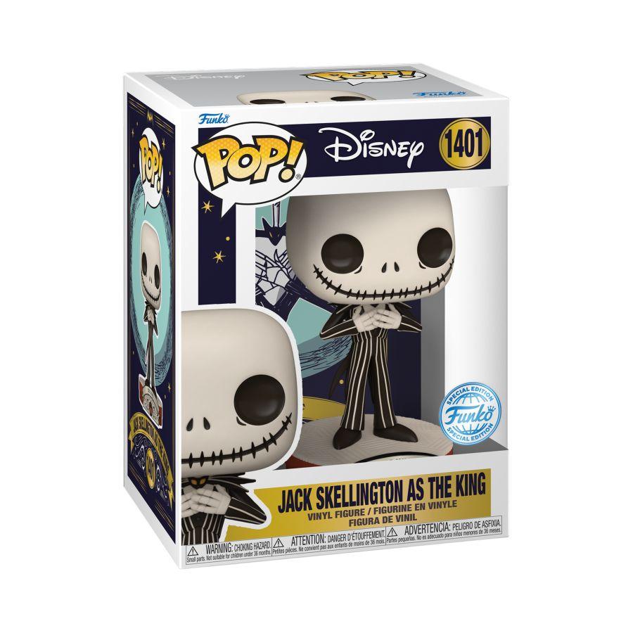 FUN74707 The Nightmare Before Christmas - Jack Skellington as the King US Exclusive Pop! Vinyl [RS] - Funko - Titan Pop Culture