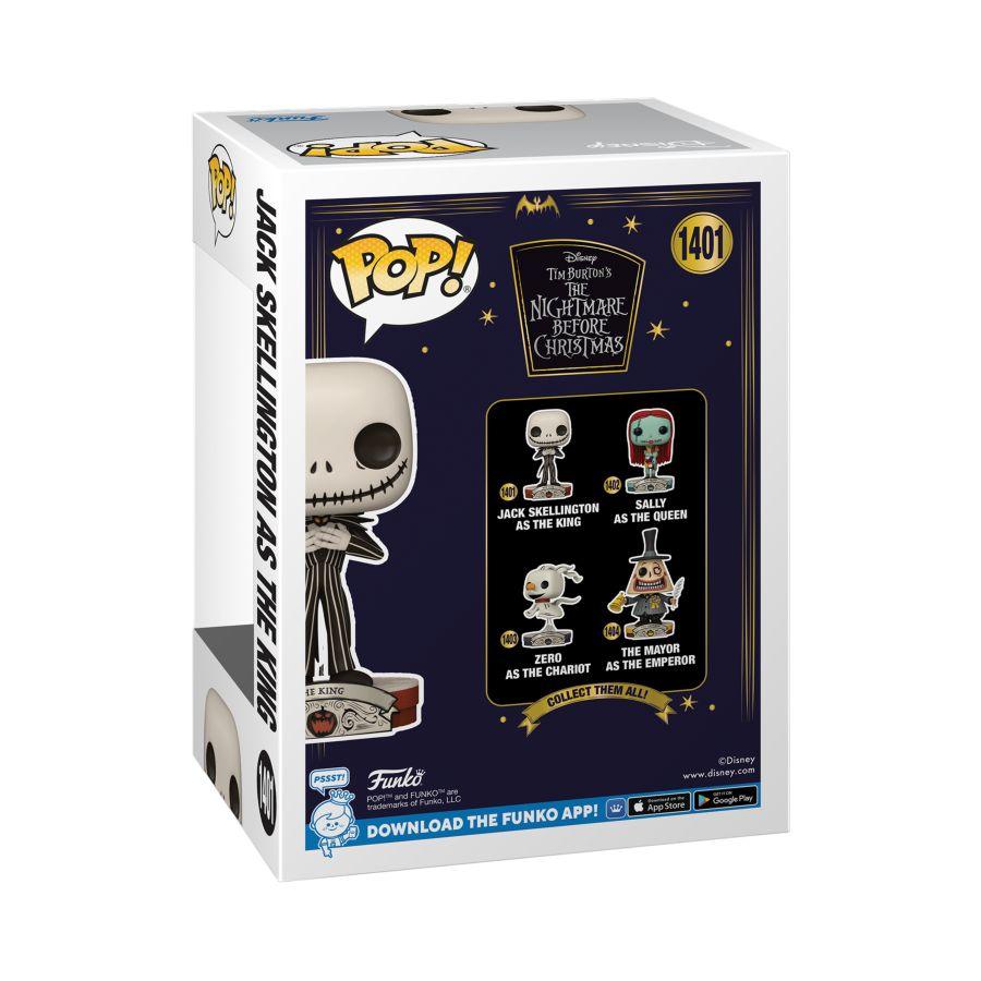 FUN74707 The Nightmare Before Christmas - Jack Skellington as the King US Exclusive Pop! Vinyl [RS] - Funko - Titan Pop Culture